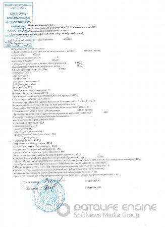 Отчет о доходах и расходах за III квартал 2017 года