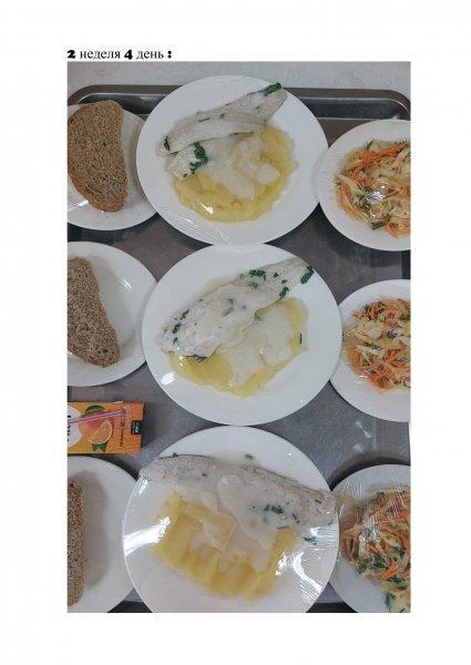 Ежедневное меню бесплатного питания с приложением фото блюд/ Фотосурет тағамдары бар күнделікті тегін тамақтану мәзірі