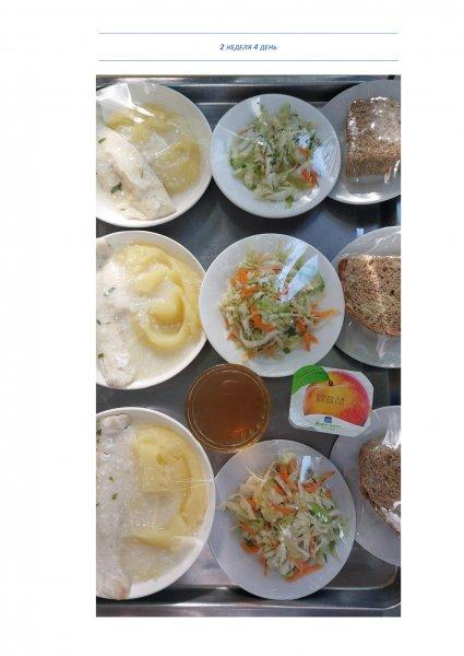 Ежедневное меню бесплатного питания с приложением фото блюд/ Фотосурет тағамдары бар күнделікті тегін тамақтану мәзірі