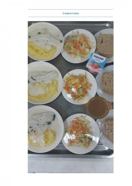 Ежедневное меню бесплатного питания с приложением фото блюд/ Фотосурет тағамдары бар күнделікті тегін тамақтану мәзірі