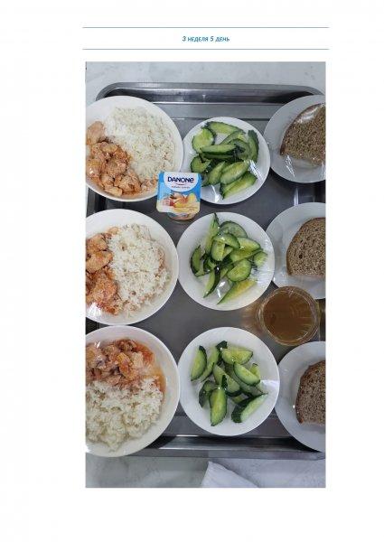 Ежедневное меню бесплатного питания с приложением фото блюд/ Фотосурет тағамдары бар күнделікті тегін тамақтану мәзірі