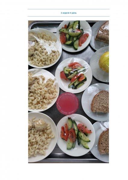 Ежедневное меню бесплатного питания с приложением фото блюд/ Фотосурет тағамдары бар күнделікті тегін тамақтану мәзірі