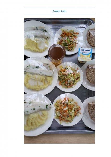 Ежедневное меню бесплатного питания с приложением фото блюд/ Фотосурет тағамдары бар күнделікті тегін тамақтану мәзірі