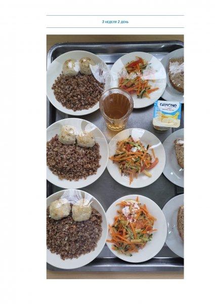 Ежедневное меню бесплатного питания с приложением фото блюд/ Фотосурет тағамдары бар күнделікті тегін тамақтану мәзірі