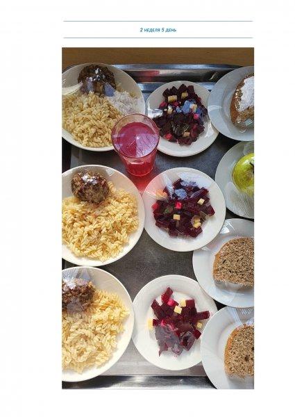 Ежедневное меню бесплатного питания с приложением фото блюд/ Фотосурет тағамдары бар күнделікті тегін тамақтану мәзірі