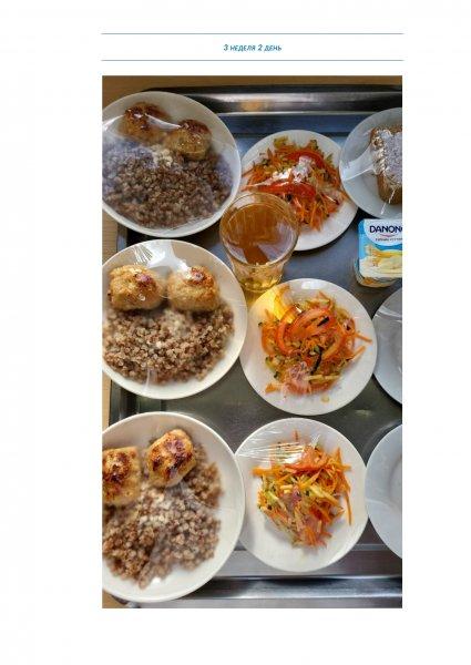 Ежедневное меню бесплатного питания с приложением фото блюд/ Фотосурет тағамдары бар күнделікті тегін тамақтану мәзірі