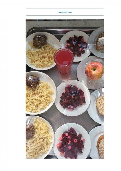 Ежедневное меню бесплатного питания с приложением фото блюд/ Фотосурет тағамдары бар күнделікті тегін тамақтану мәзірі