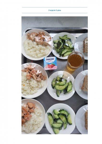 Ежедневное меню бесплатного питания с приложением фото блюд/ Фотосурет тағамдары бар күнделікті тегін тамақтану мәзірі