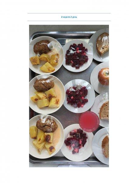 Ежедневное меню бесплатного питания с приложением фото блюд/ Фотосурет тағамдары бар күнделікті тегін тамақтану мәзірі