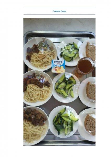 Ежедневное меню бесплатного питания с приложением фото блюд/ Фотосурет тағамдары бар күнделікті тегін тамақтану мәзірі