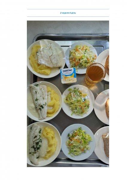 Ежедневное меню бесплатного питания с приложением фото блюд/ Фотосурет тағамдары бар күнделікті тегін тамақтану мәзірі