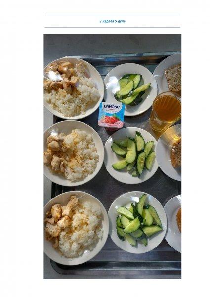 Ежедневное меню бесплатного питания с приложением фото блюд/ Фотосурет тағамдары бар күнделікті тегін тамақтану мәзірі