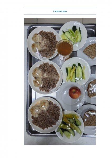 Ежедневное меню бесплатного питания с приложением фото блюд/ Фотосурет тағамдары бар күнделікті тегін тамақтану мәзірі