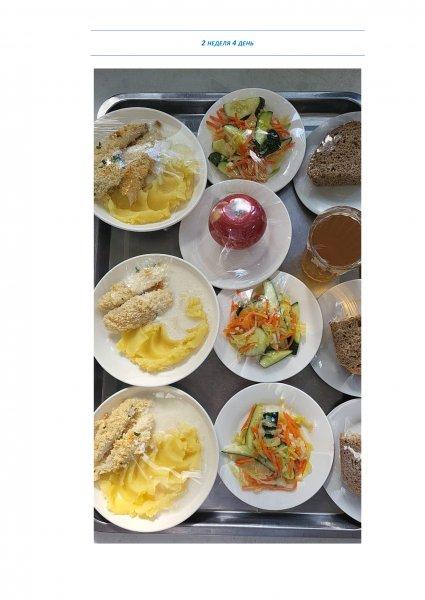 Ежедневное меню бесплатного питания с приложением фото блюд/ Фотосурет тағамдары бар күнделікті тегін тамақтану мәзірі