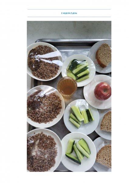 Ежедневное меню бесплатного питания с приложением фото блюд/ Фотосурет тағамдары бар күнделікті тегін тамақтану мәзірі