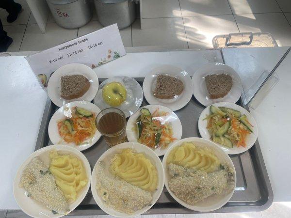 Фотосурет тағамдары бар күнделікті тегін тамақтану мәзірі/Ежедневное меню бесплатного питания с приложением фото блюд