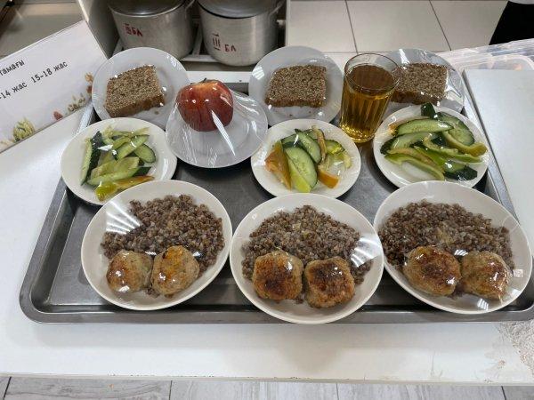 Фотосурет тағамдары бар күнделікті тегін тамақтану мәзірі/Ежедневное меню бесплатного питания с приложением фото блюд