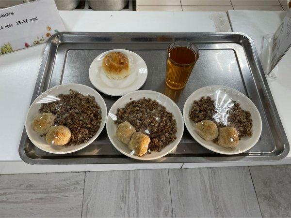 Фотосурет тағамдары бар күнделікті тегін тамақтану мәзірі/Ежедневное меню бесплатного питания с приложением фото блюд