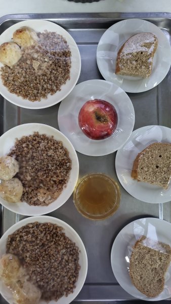 Фотосурет тағамдары бар күнделікті тегін тамақтану мәзірі/Ежедневное меню бесплатного питания с приложением фото блюд