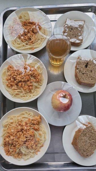 Фотосурет тағамдары бар күнделікті тегін тамақтану мәзірі/Ежедневное меню бесплатного питания с приложением фото блюд